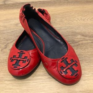 Tory Burch Red Flats